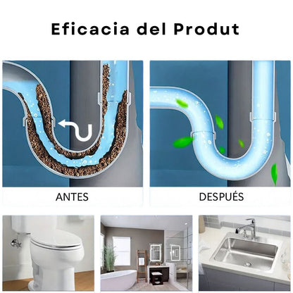 Kit Limpieza Turbo | 2 Wild Destapadores + 1 Spray Espuma Limpiadora de Regalo ¡Por Tiempo Limitado!