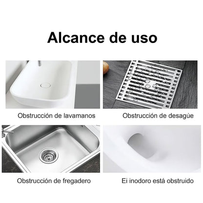 Kit Limpieza Turbo | 2 Wild Destapadores + 1 Spray Espuma Limpiadora de Regalo ¡Por Tiempo Limitado!